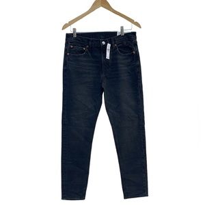 American Eagle Black Charcoal Stretch 90’s Skinny Jeans Size 6 Regular